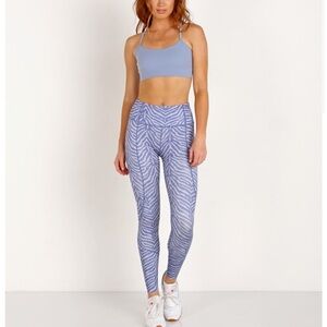Varley Bedford Legging Tight Blue Zebra XS